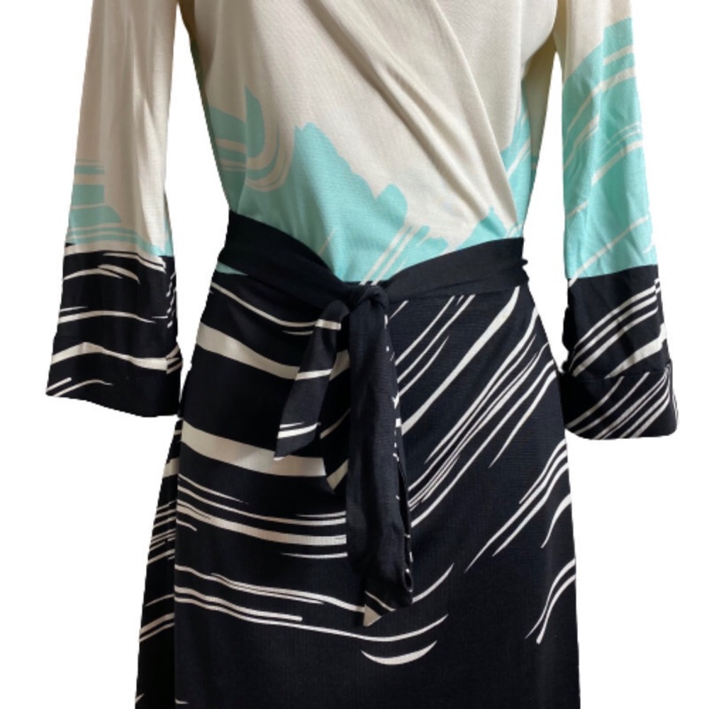 Diane Von Furstenberg Silk Julian II Wrap Dress - Picture 3 of 8